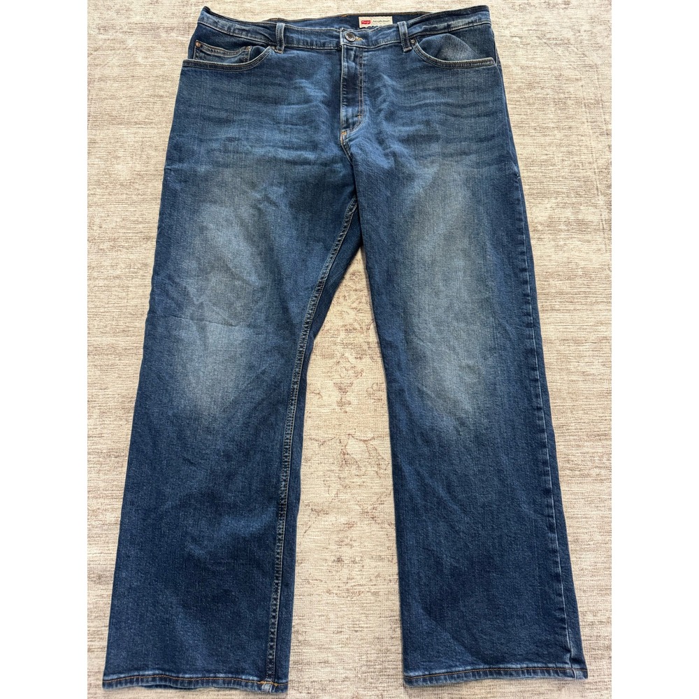 Wrangler Relaxed Boot Jeans Mens 38x30 Blue Medium Wash Denim 98RBTOX
